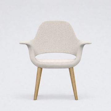 Moderner Polsterstuhl mit Armlehnen